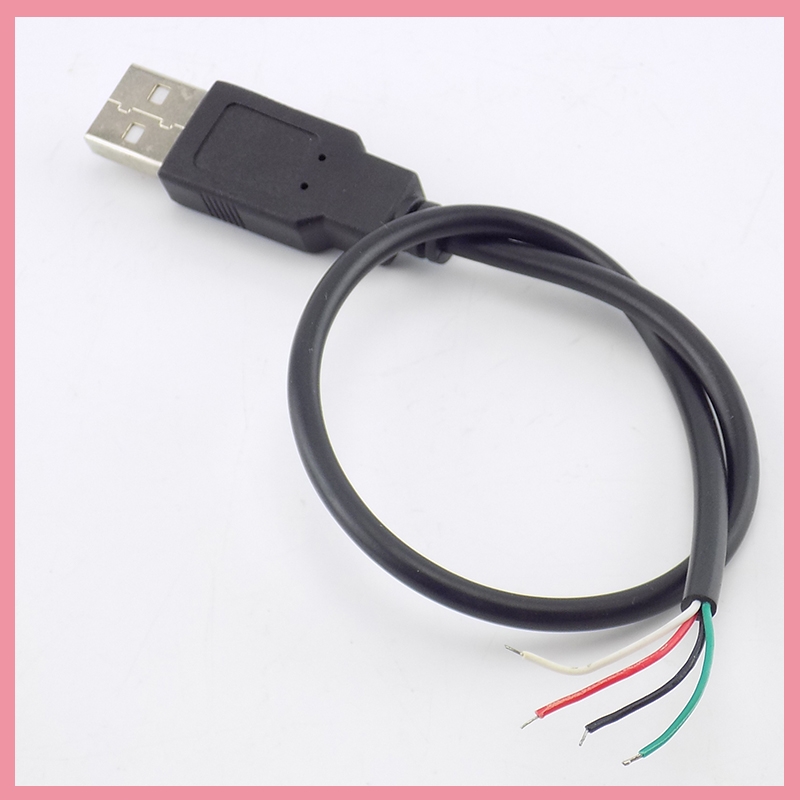 Transmission Jack Adapter - 4핀 DIY USB 남성 잭 커넥터