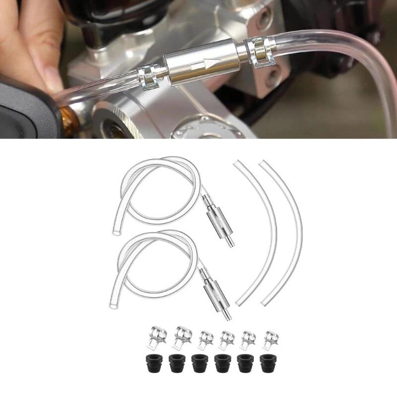 Brake Bleeder Kit - 1/3/5SET 단방향 비 반환 체크 밸브가있는