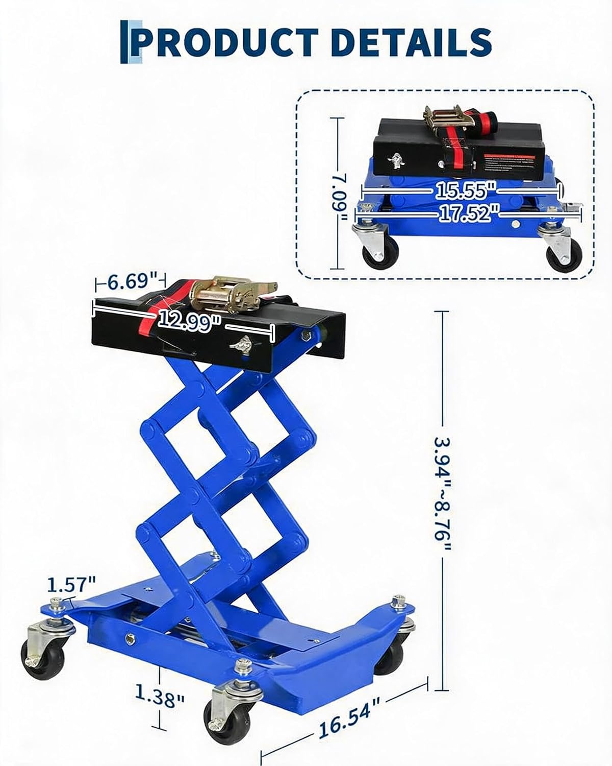 Tacleekii 트랜스미션 잭 450LBS 로우 프로 - Transmission Jack Adapter 리뷰 및 가격