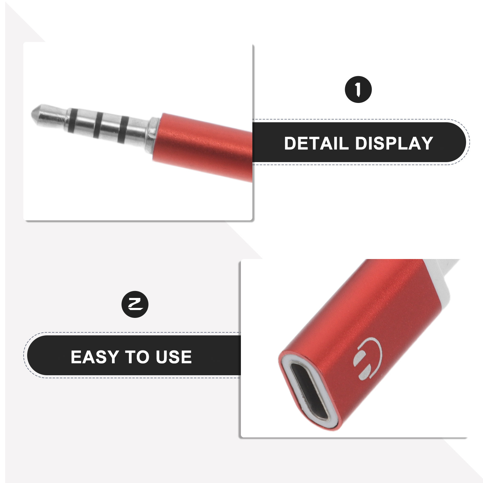 15Pcs 헤드폰 잭 어댑터 남성-유형 C 여성 오디오 - Transmission Jack Adapter 리뷰 및 가격