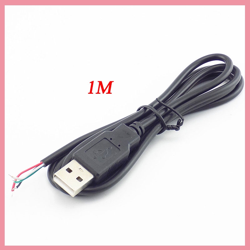 4핀 DIY USB 남성 잭 커넥터 USB 2.0 타입 - Transmission Jack Adapter 리뷰 및 가격