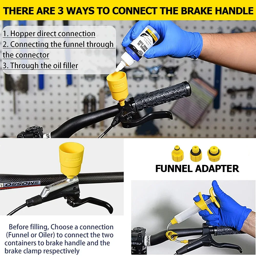자전거 브레이크 미네랄 오일, 자전거 유압 디스크 브레 - Brake Bleeder Kit 리뷰 및 가격