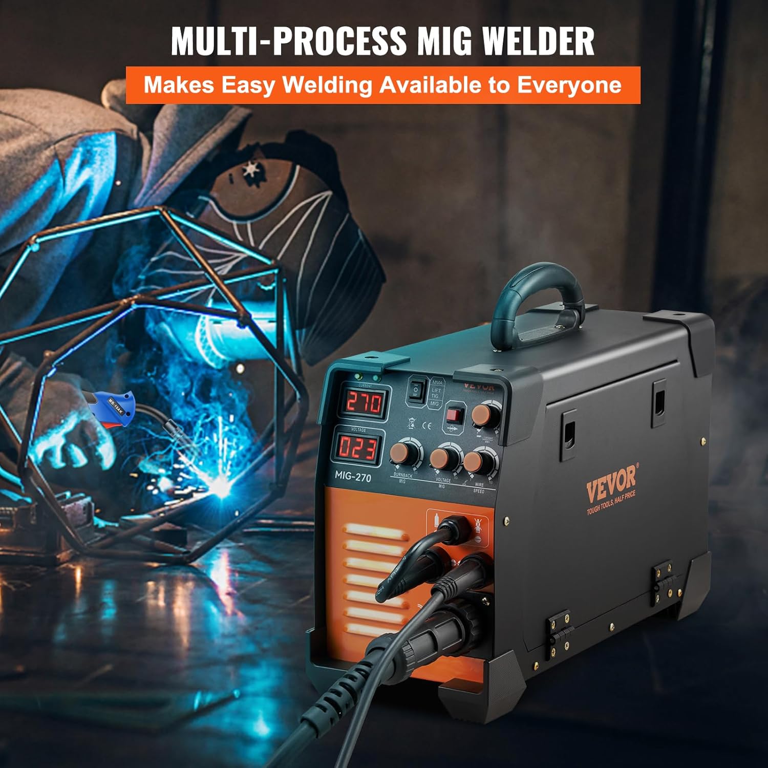 VEVOR MIG 용접기, 3 in 1 270A 용접기 - Tig Welder Machine 리뷰 및 가격