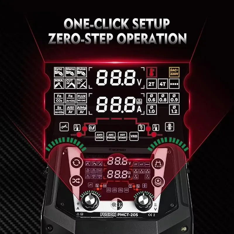 레빈 퓨전 PMCT-205 6-in-1 비주얼 디지털  - Tig Welder Machine 리뷰 및 가격