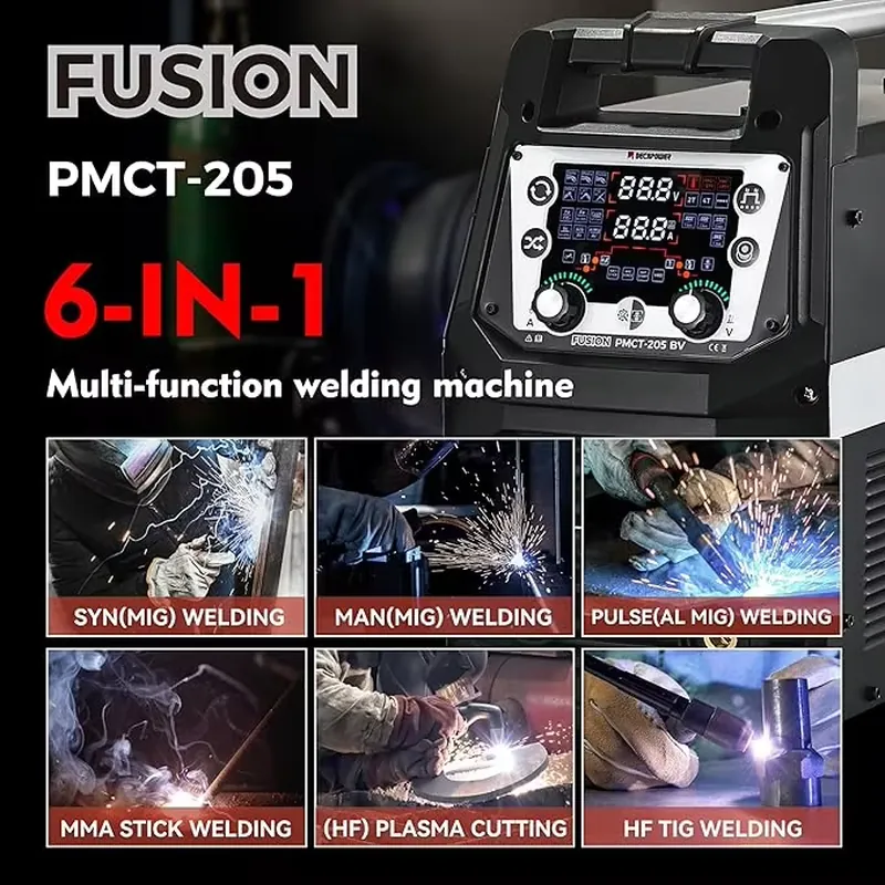 레빈 퓨전 PMCT-205 6-in-1 비주얼 디지털  - Tig Welder Machine 리뷰 및 가격