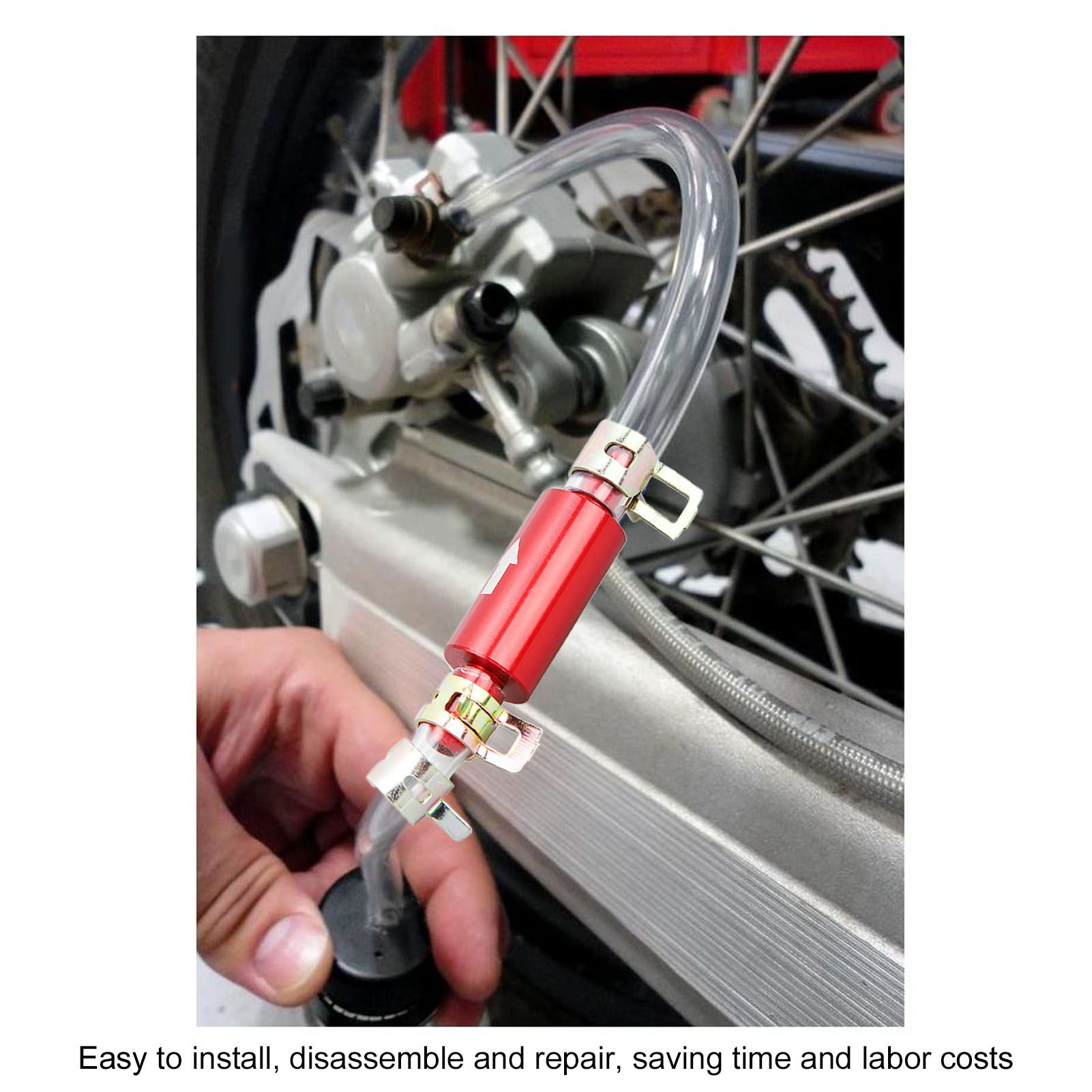 2개 브레이크 블리더 호스 6MM 단방향 체크 밸브 튜 - Brake Bleeder Kit 리뷰 및 가격