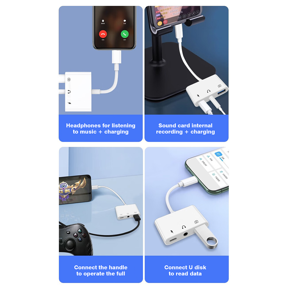 3 in 1 라이트닝 to USB 3.0 충전 3.5m - Transmission Jack Adapter 리뷰 및 가격