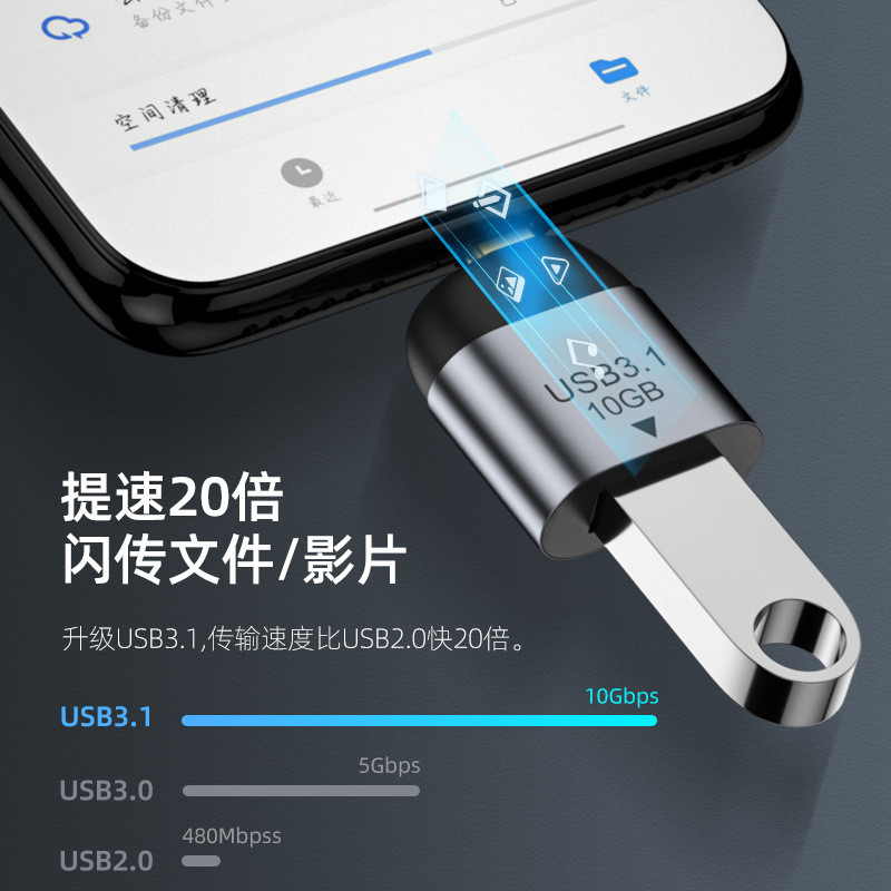TYPE-C-USB3.1 암 인터페이스 어댑터용 고속  - Transmission Jack Adapter 리뷰 및 가격